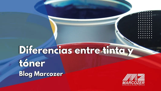 Aprende las diferencias entre tinta y tóner