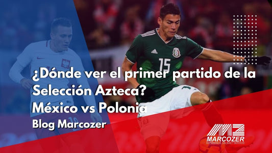 Primer partido de la selección Azteca vs Polonia